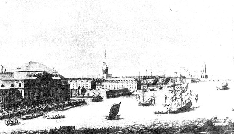 Петербург. Вид на адмиралтейство