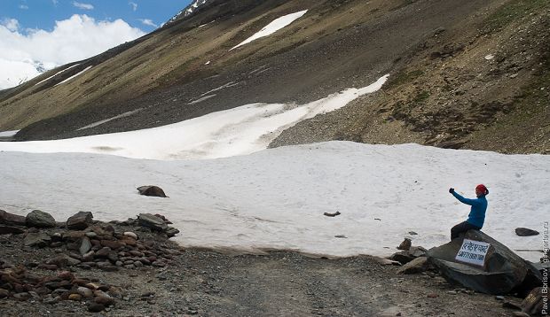 дорога в Лахуле, road in Lahaul