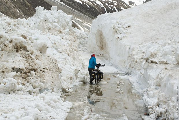 дорога в Лахуле, road in Lahaul