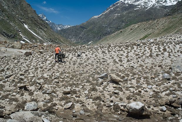 дорога в Лахуле, road in Lahaul