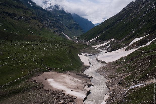 дорога в Лахуле, road in Lahaul