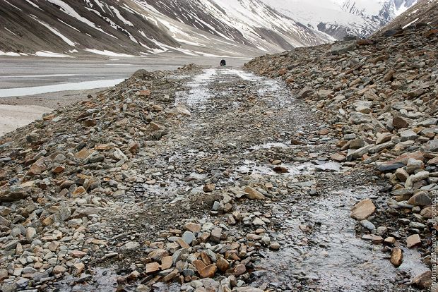 дорога в Лахуле, road in Lahaul