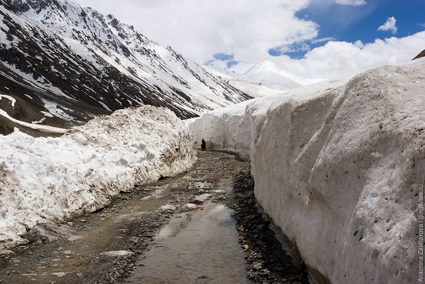 дорога в Лахуле, road in Lahaul