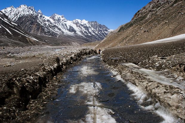 дорога в Лахуле, road in Lahaul