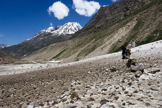 дорога в Лахуле, road in Lahaul