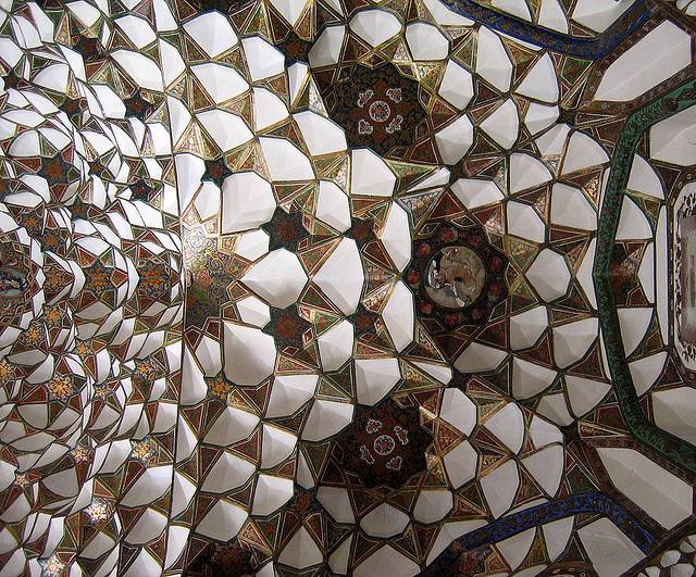 Иран, Персия, потолки, архитектура, исламская архитектура, ислам
