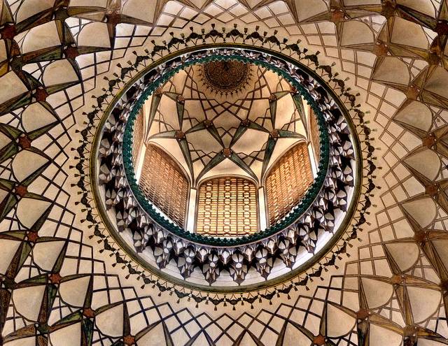 Иран, Персия, потолки, архитектура, исламская архитектура, ислам