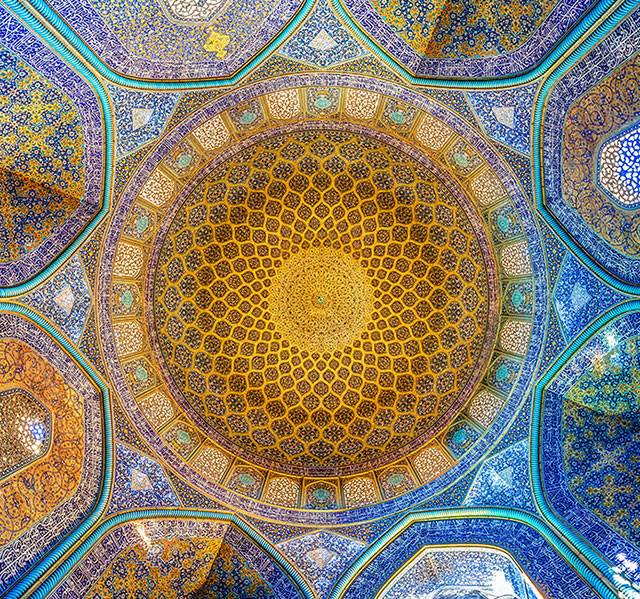 Иран, Персия, потолки, архитектура, исламская архитектура, ислам