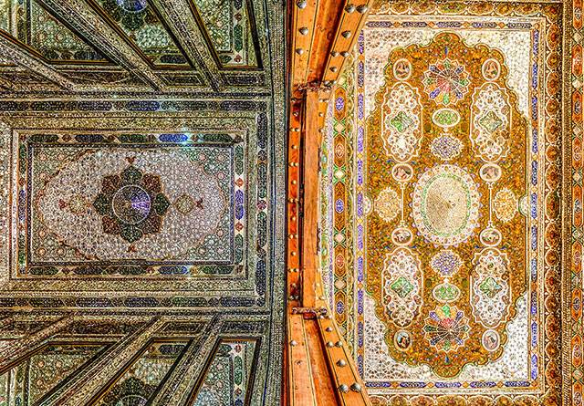 Иран, Персия, потолки, архитектура, исламская архитектура, ислам